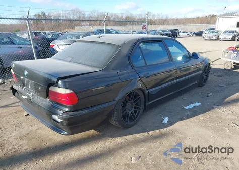 2001 BMW 740Il z USA, uszkodzony, nr VIN WBAGH83421DP24459